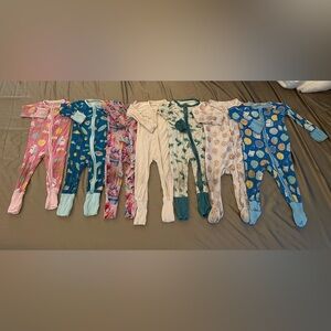 Little Sleepies/Bums & Roses Bamboo Zippy Bundle